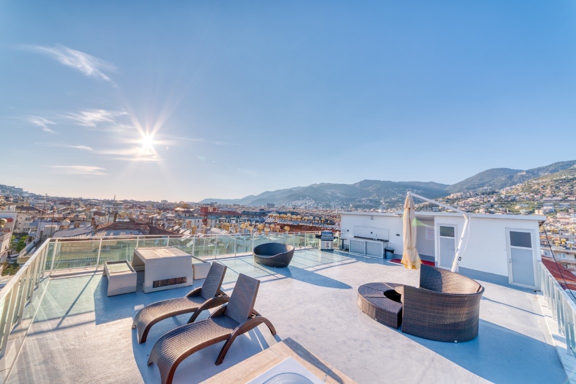 2+1 Apartment in the center of Alanya with rooftop relaxation area - Umbrella Group - Photo 15