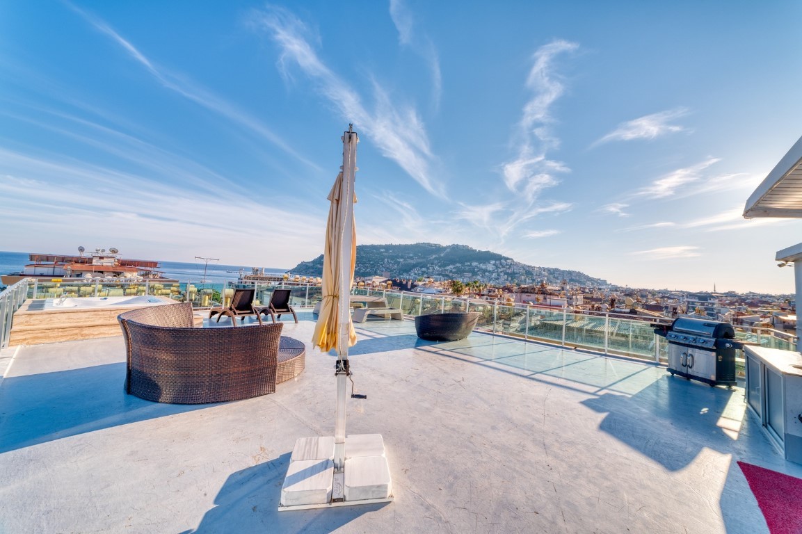 2+1 Apartment in the center of Alanya with rooftop relaxation area - Umbrella Group - Photo 16