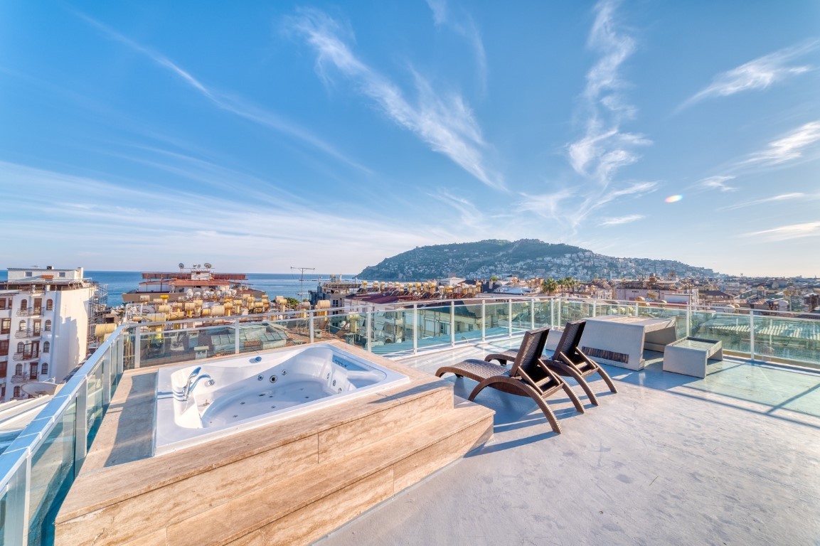 2+1 Apartment in the center of Alanya with rooftop relaxation area - Umbrella Group - Photo 17