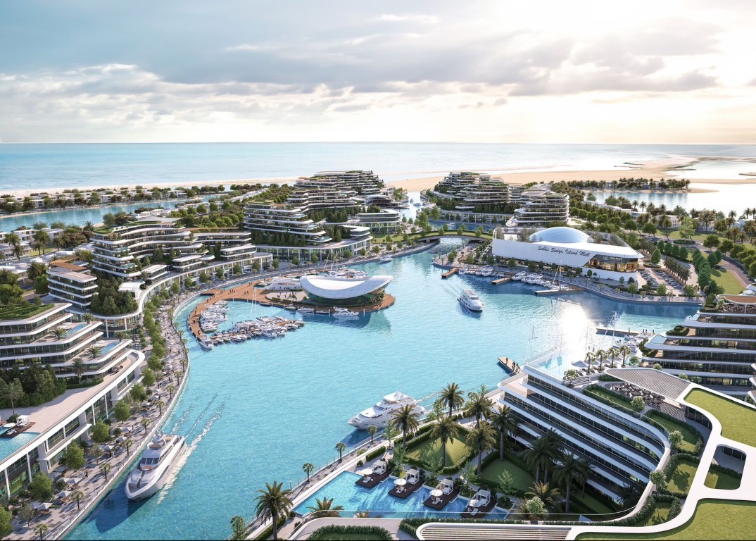Exclusive villa project located on a natural island off the coast of the emirate of Umm el-Kuwait - Umbrella Group