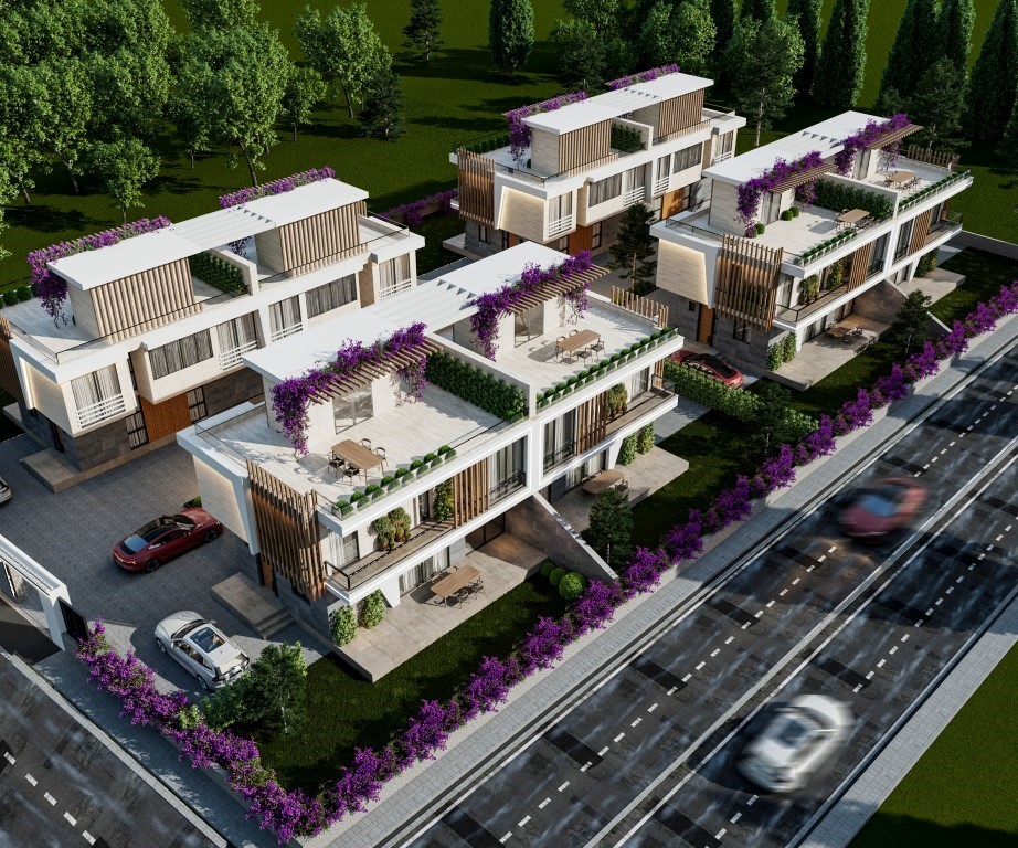 New project of modern villas, with apartments 4+1 in Mersin - Umbrella Group