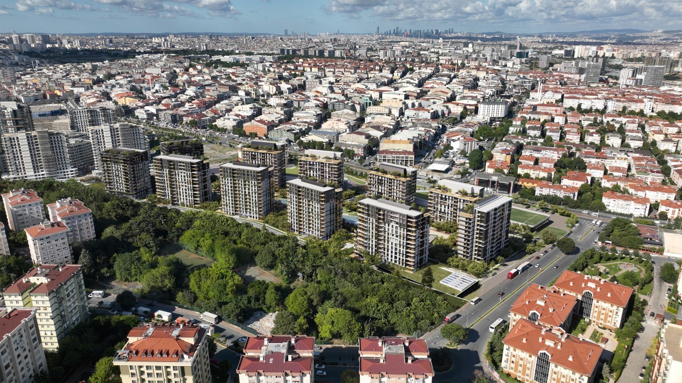 New residential complex with spacious 2+1, 3+1 and 4+1 floors in Istanbul - Umbrella Group