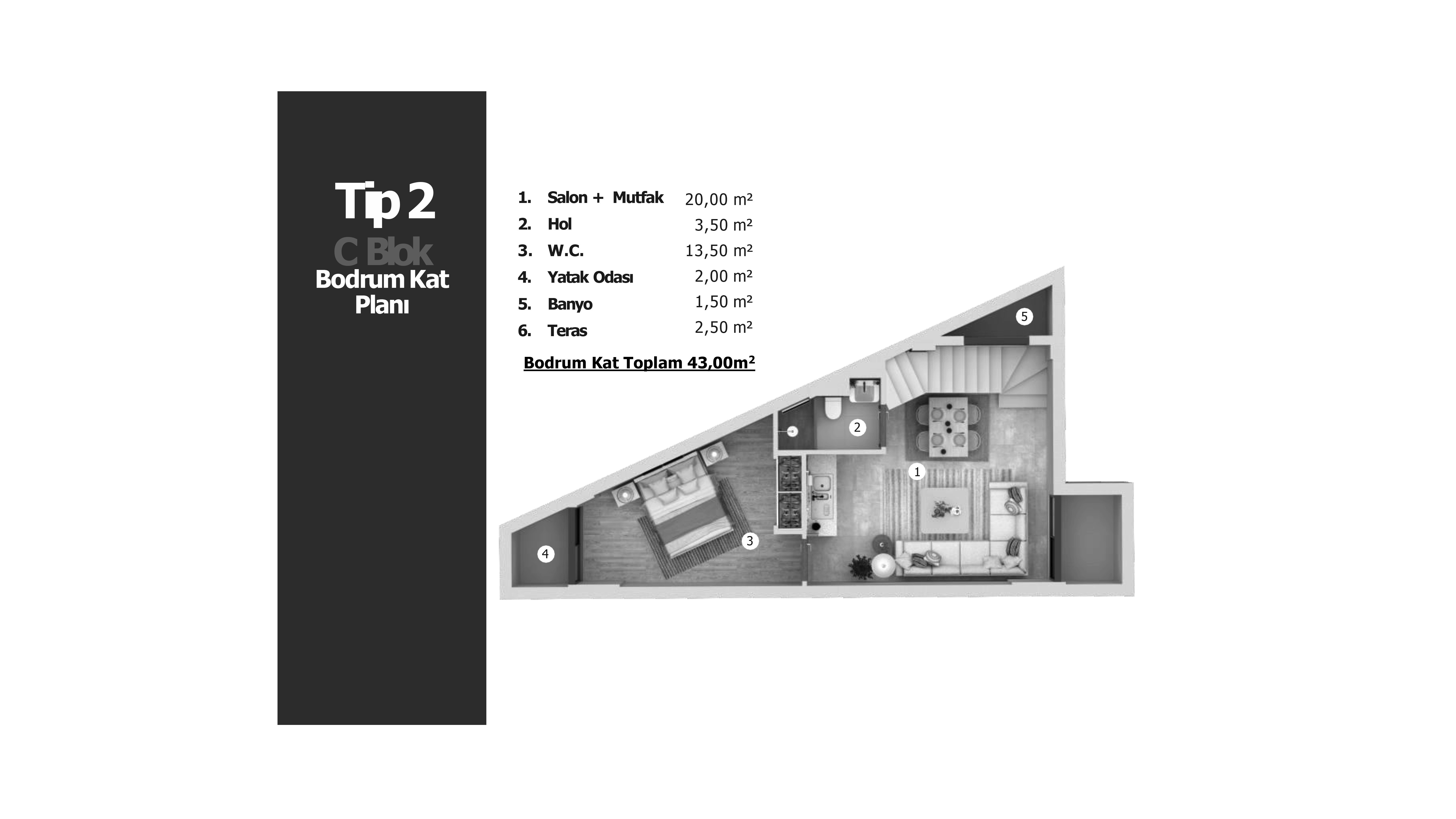 Modern complex of villas, with apartments 4+2 in Bodrum - Umbrella Group - Photo 16