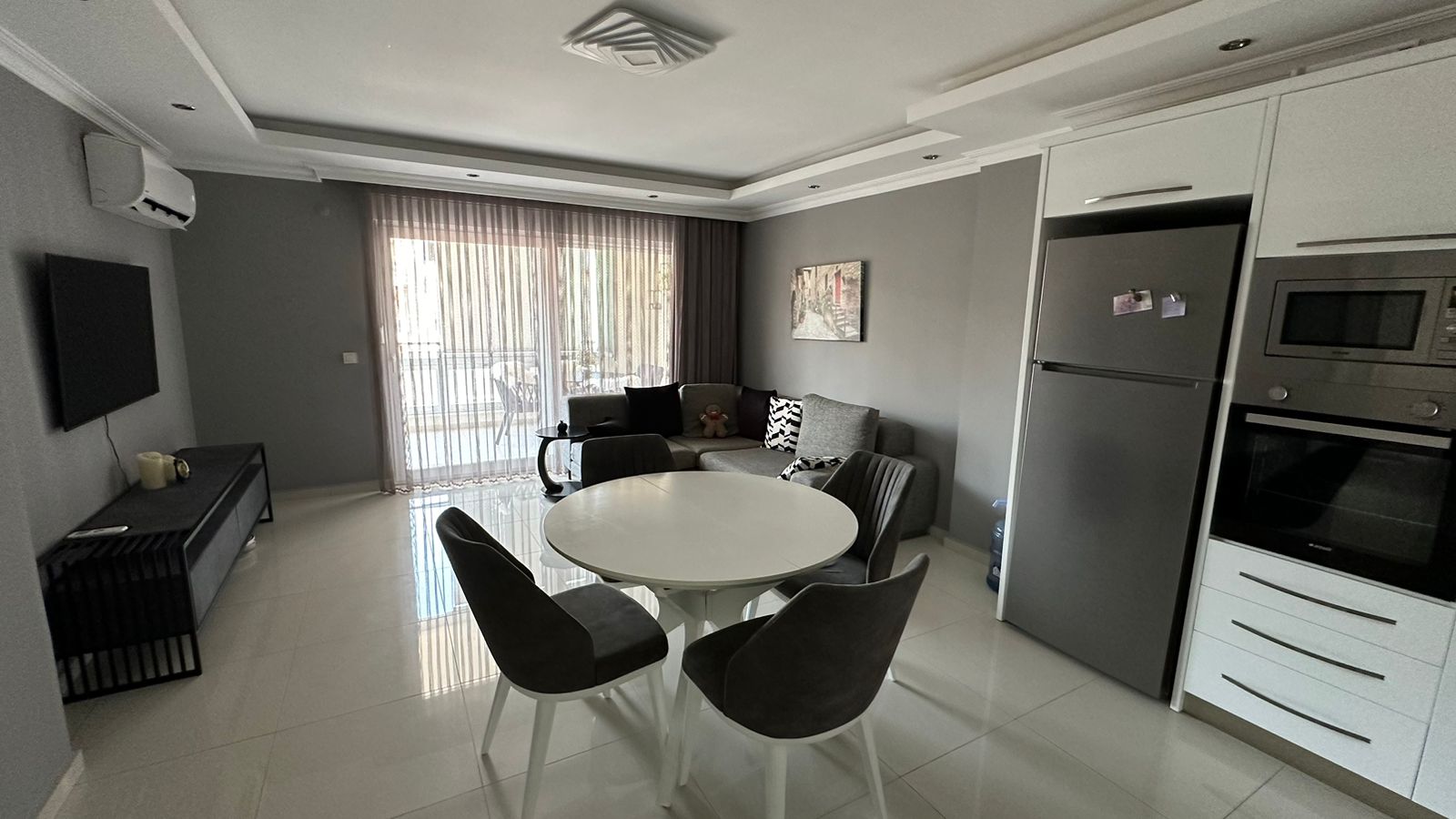 Three-room apartment with furniture, 110 m2, near the sea, in the district of Oba - Umbrella Group - Photo 12