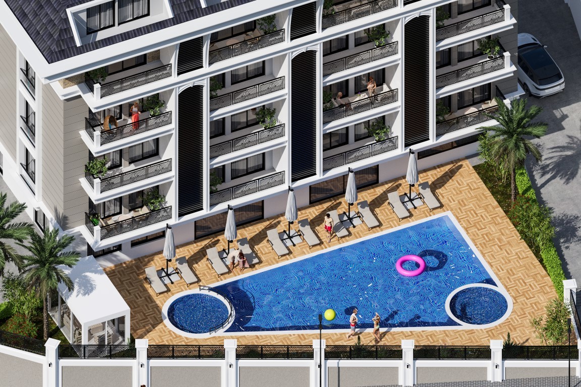 New project in the heart of Alanya, with apartments of 1+1, 2+1 and 3+1 - Umbrella Group - Photo 9