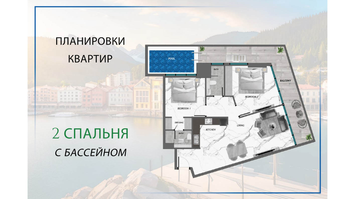 Luxury residential complex Samana Portofino in the prestigious area of Dubai, UAE - Umbrella Group - Photo 26