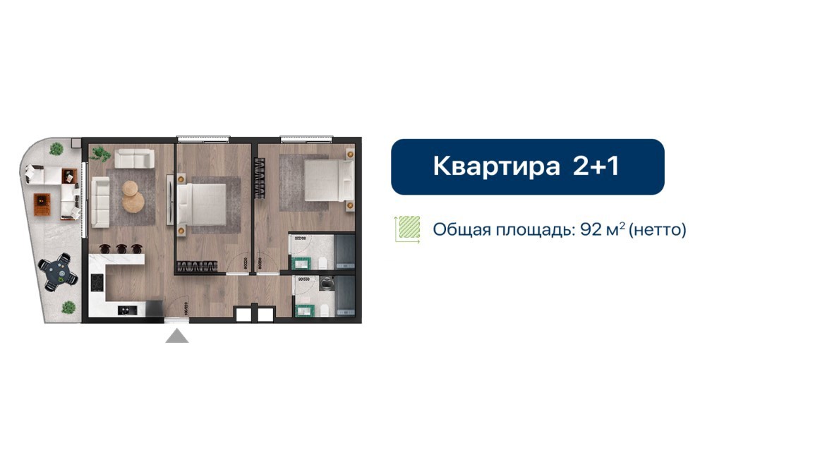 Modern apartment complex with various layouts, Northern Cyprus - Umbrella Group - Photo 31