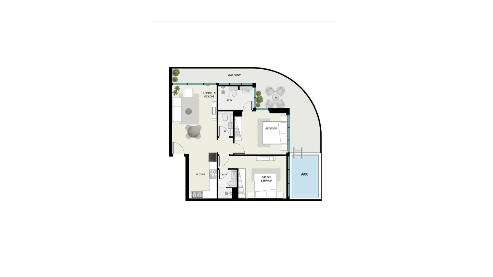 New luxury apartment building on Samana Avenue in Dubai - Umbrella Group - Photo 31
