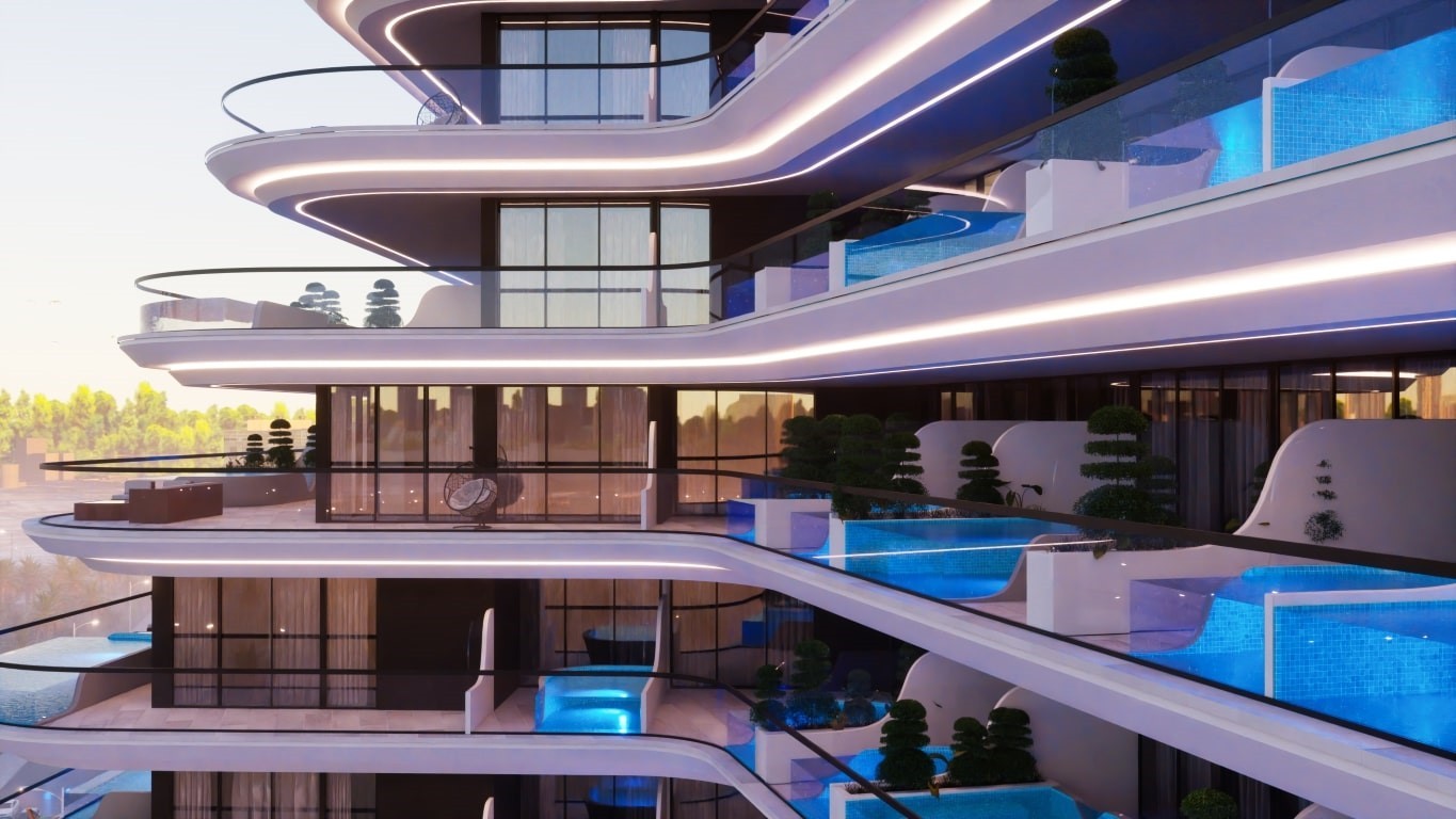Luxury residential complex Samana Portofino in the prestigious area of Dubai, UAE - Umbrella Group - Photo 16