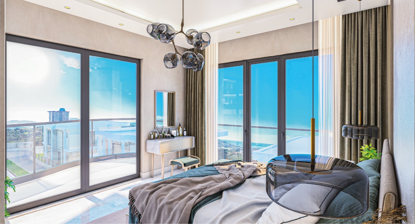 New project of modern villas, duplex and apartments with beautiful sea view, Kargyjak - Umbrella Group - Photo 21