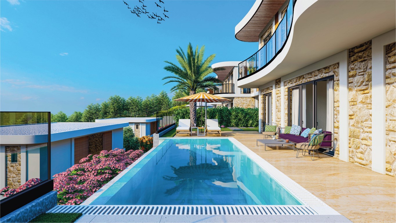 New project of modern villas, duplex and apartments with beautiful sea view, Kargyjak - Umbrella Group - Photo 8