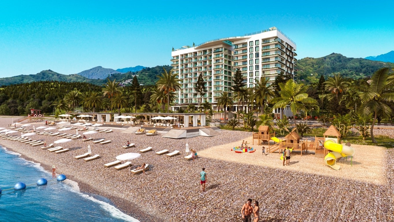 Multifunctional hotel complex on the sea, Georgia - Umbrella Group