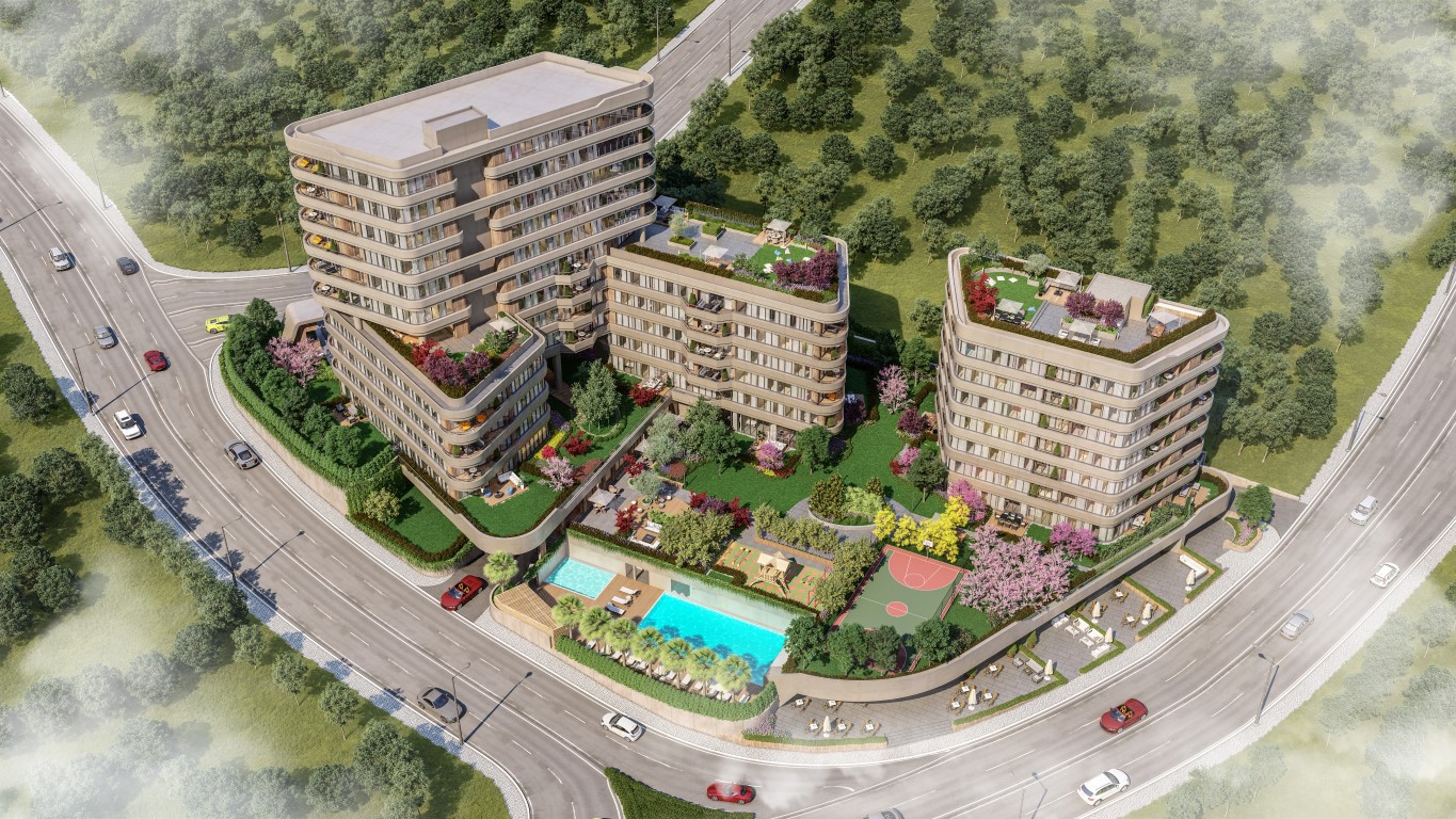 Modern project in the city of Istanbul, with various layouts - Umbrella Group