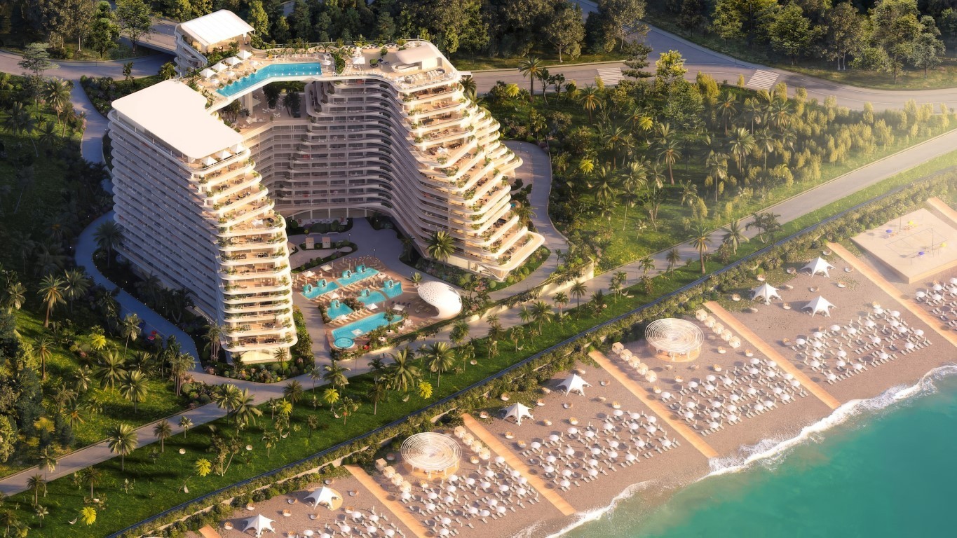 Premium apartment complex, surrounded by beautiful nature on the sea (Georgia) - Umbrella Group