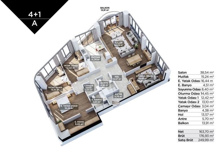 Modern project in the city of Istanbul, with various layouts - Umbrella Group - Photo 24