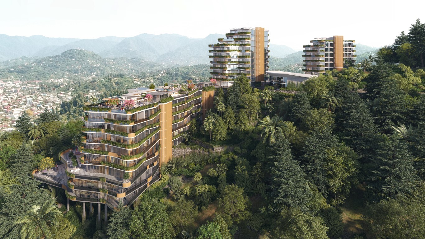 Residential project on the heights, with panoramic views of the city and the coast of Batumi - Umbrella Group - Photo 3