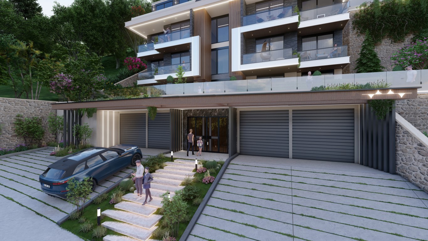 Complex of villas and apartments on the mountain, in the prestigious area of Bektaş - Umbrella Group - Photo 8