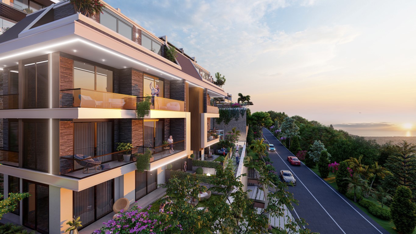 Complex of villas and apartments on the mountain, in the prestigious area of Bektaş - Umbrella Group - Photo 6