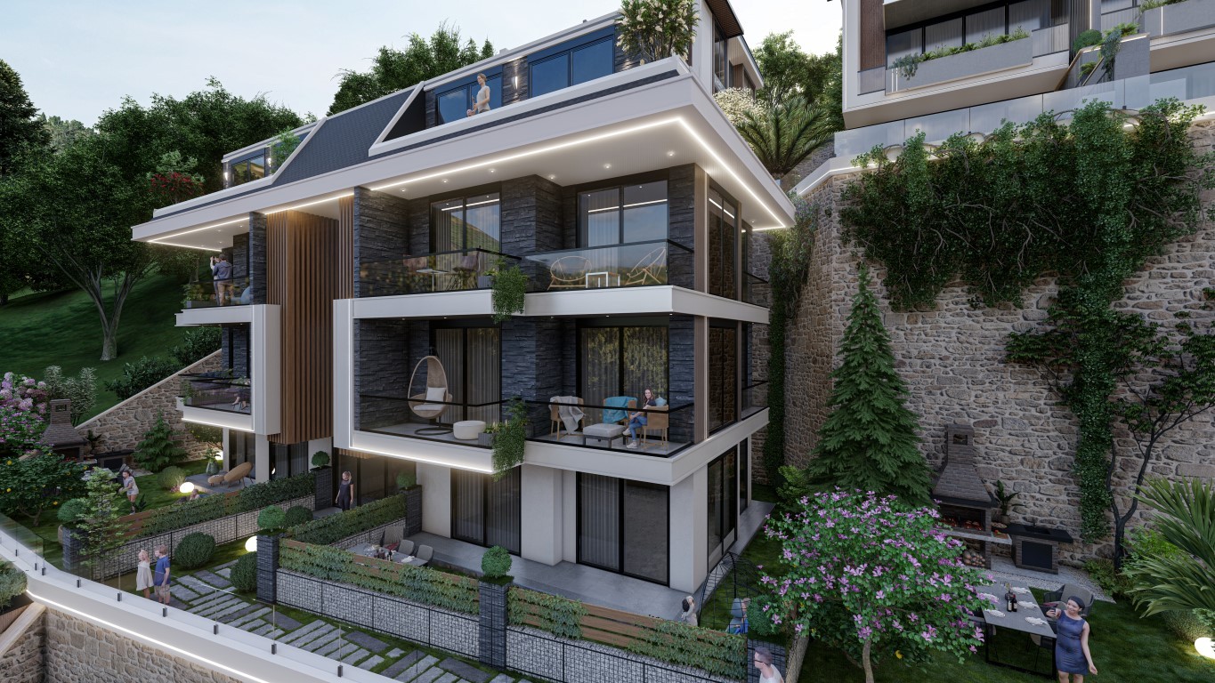 Complex of villas and apartments on the mountain, in the prestigious area of Bektaş - Umbrella Group - Photo 5