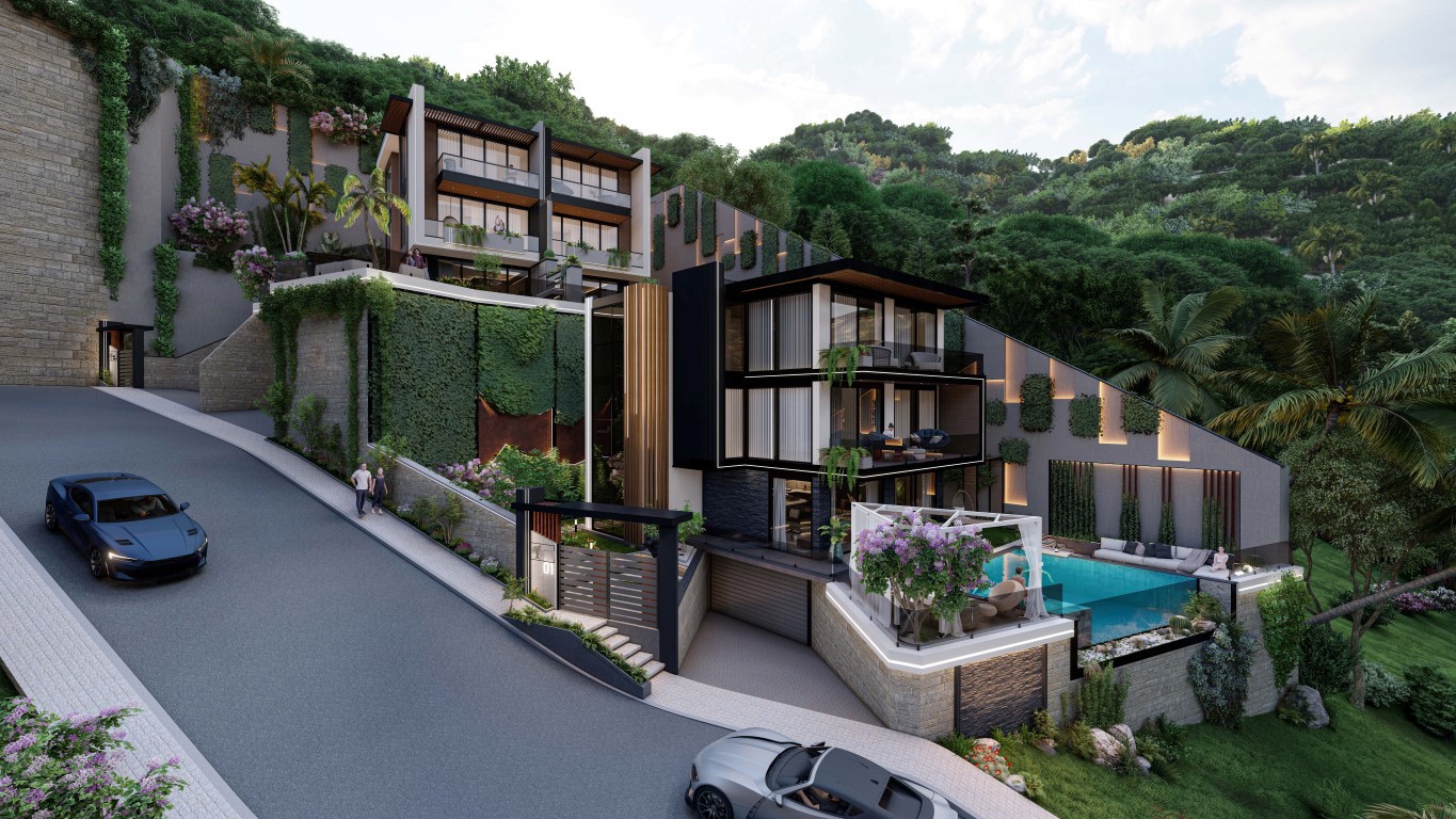 Modern villas on the mountain with private pool, Tepe - Umbrella Group - Photo 3