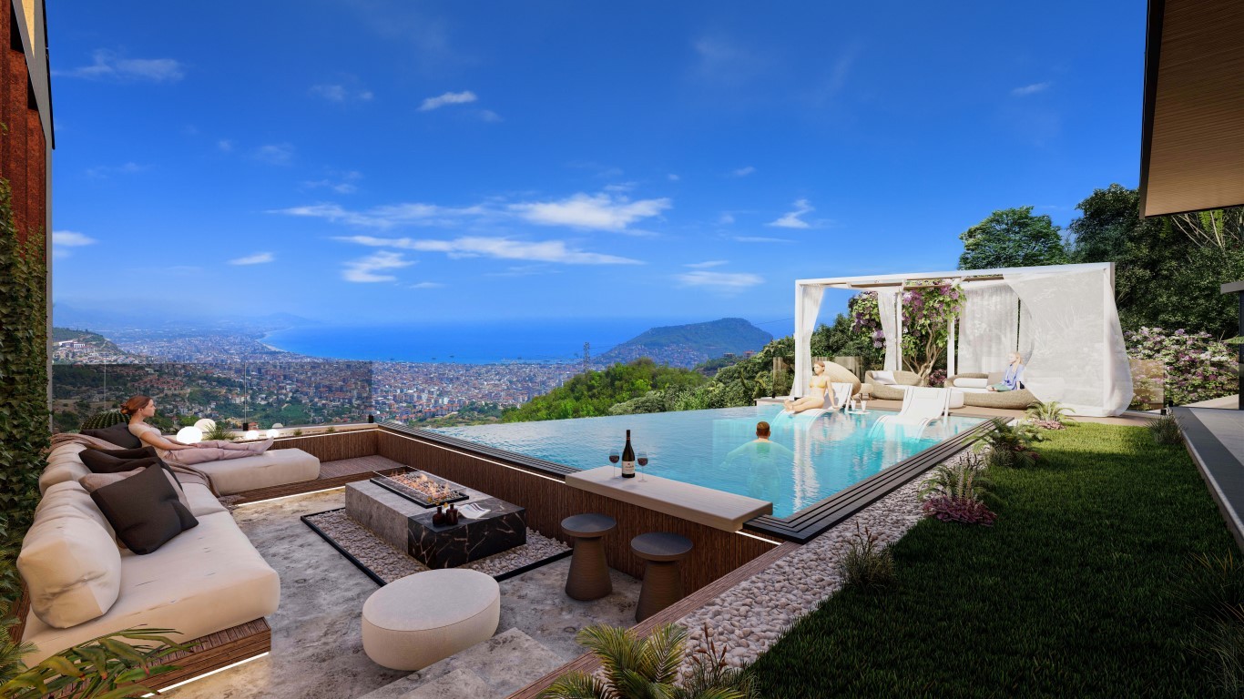 Modern villas on the mountain with private pool, Tepe - Umbrella Group - Photo 13