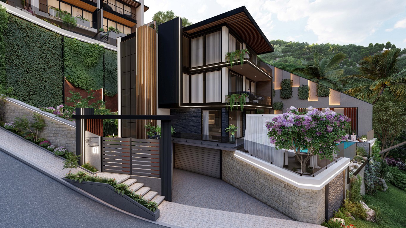 Modern villas on the mountain with private pool, Tepe - Umbrella Group - Photo 4