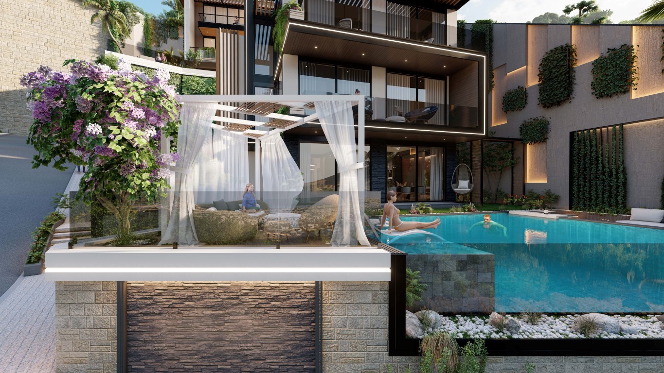 Modern villas on the mountain with private pool, Tepe - Umbrella Group - Photo 11