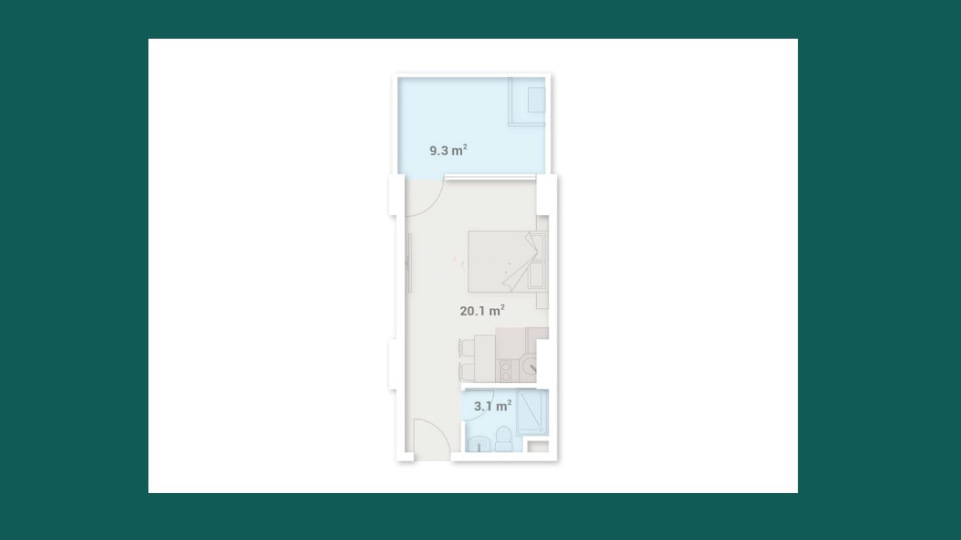 Apartments on the first line of the sea in Batumi with guaranteed income and service "all inclusive" - Umbrella Group - Photo 9