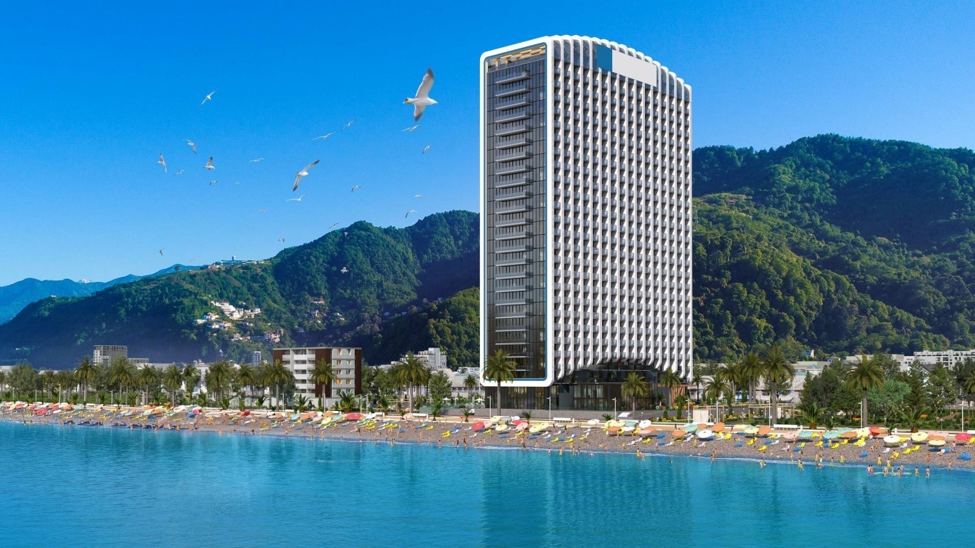 Prestigious residential complex in Georgia, on the first line of the coast - Umbrella Group
