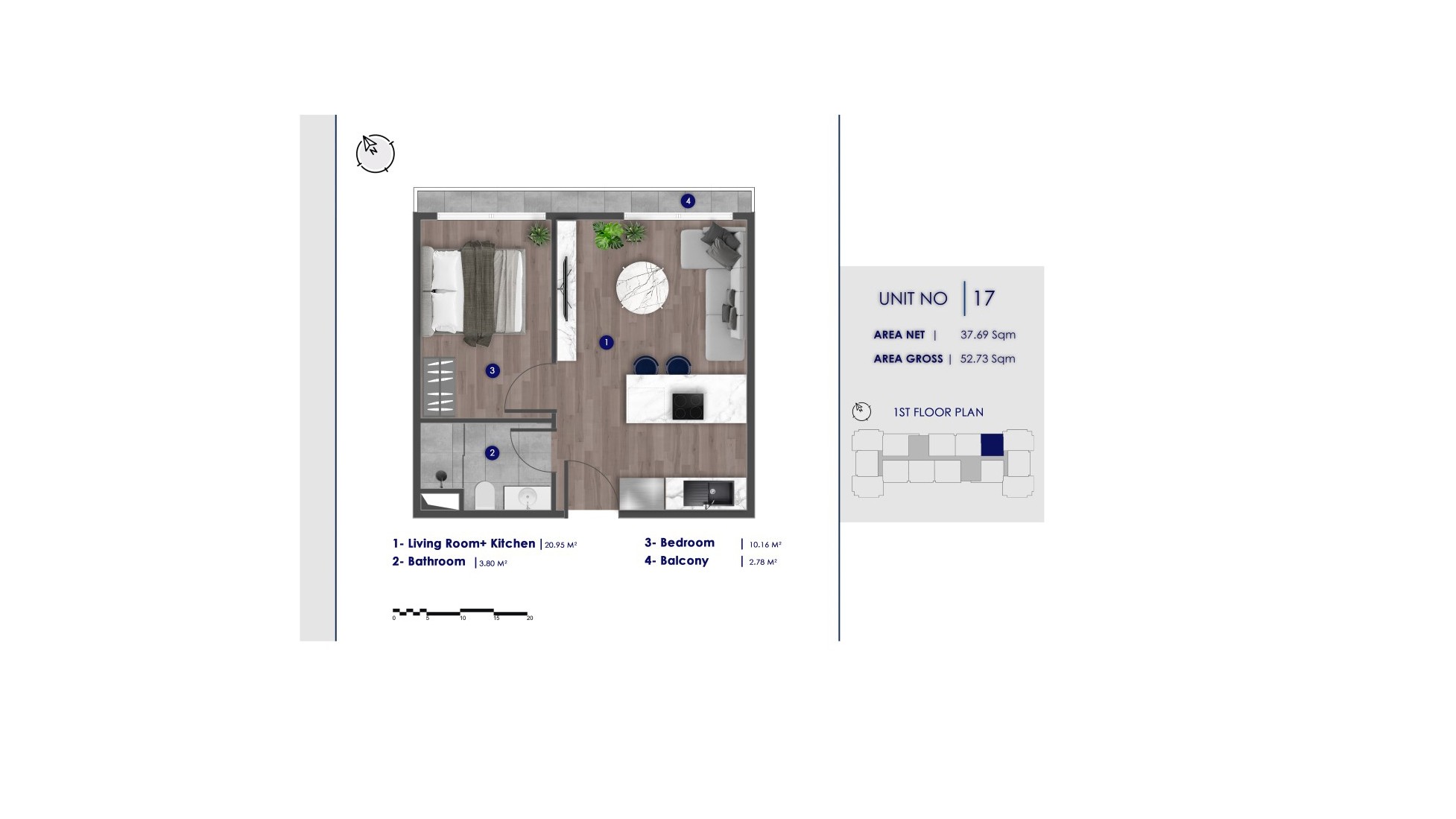 Project with 1+1 and 2+1 apartments in Kygyutchane district, Istanbul - Umbrella Group - Photo 12