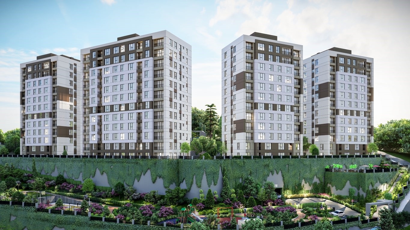 Cosy residential complex on a high ground, with various layouts (Istanbul) - Umbrella Group