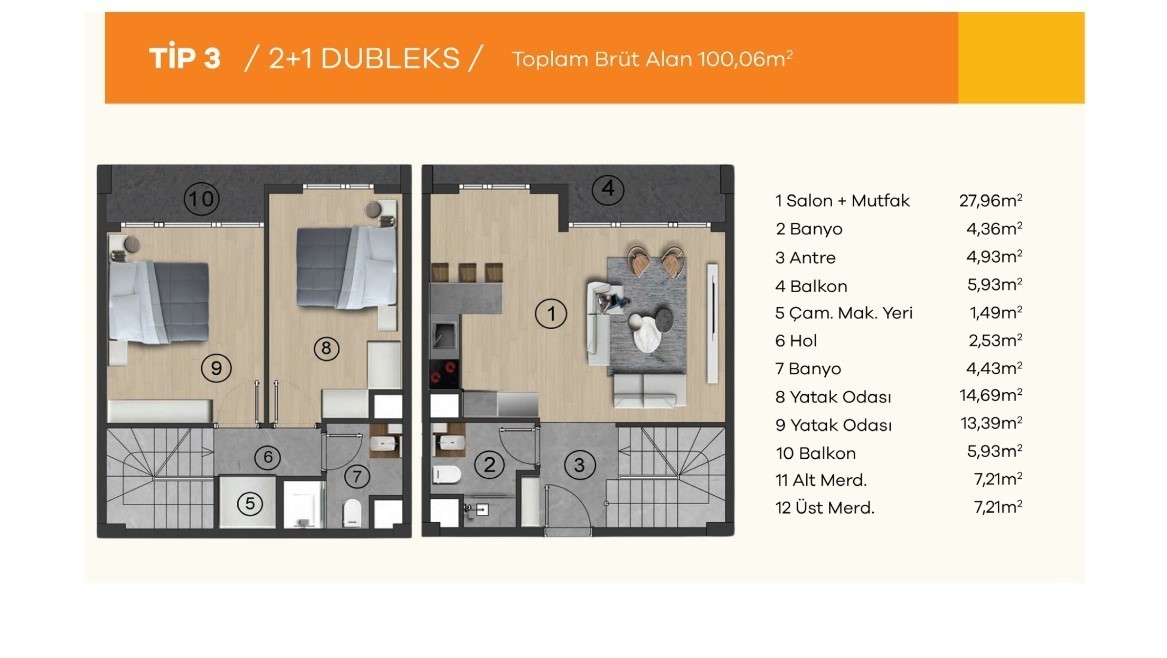 Modern project with 2+1 apartments in Ankara - Umbrella Group - Photo 14