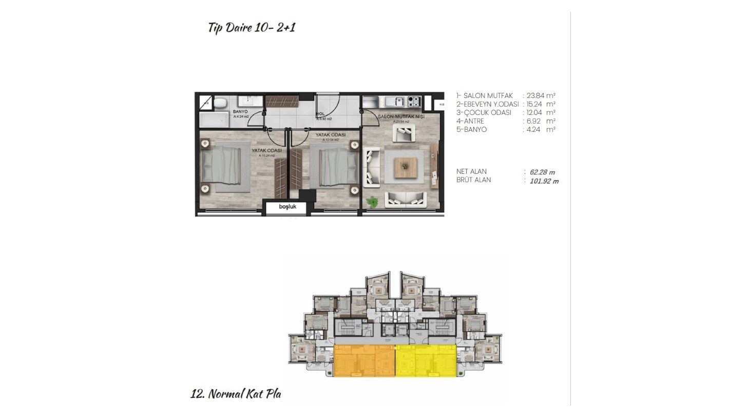 Residential complex under construction, with apartments of 1+1, 2+1 and 3+1 in the city of Istanbul - Umbrella Group - Photo 14
