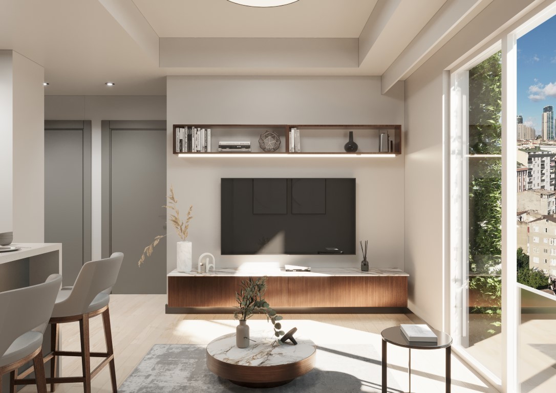 Project with 1+1 and 2+1 apartments in Kygyutchane district, Istanbul - Umbrella Group - Photo 7