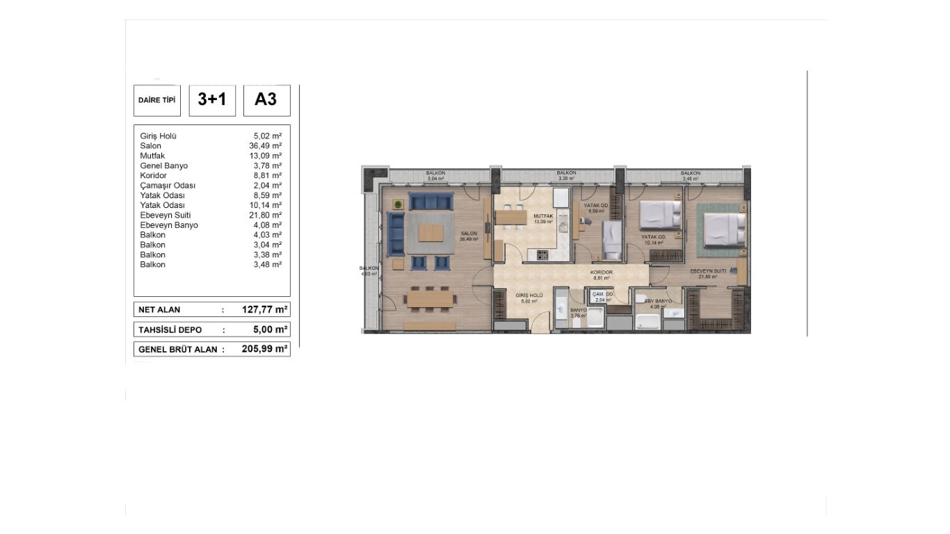 Modern project in the city of Istanbul, with spacious floor plans 66-363 m 2 - Umbrella Group - Photo 31