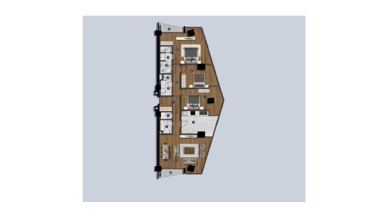 Premium high-rise building in Maslak district, Istanbul - Umbrella Group - Photo 23
