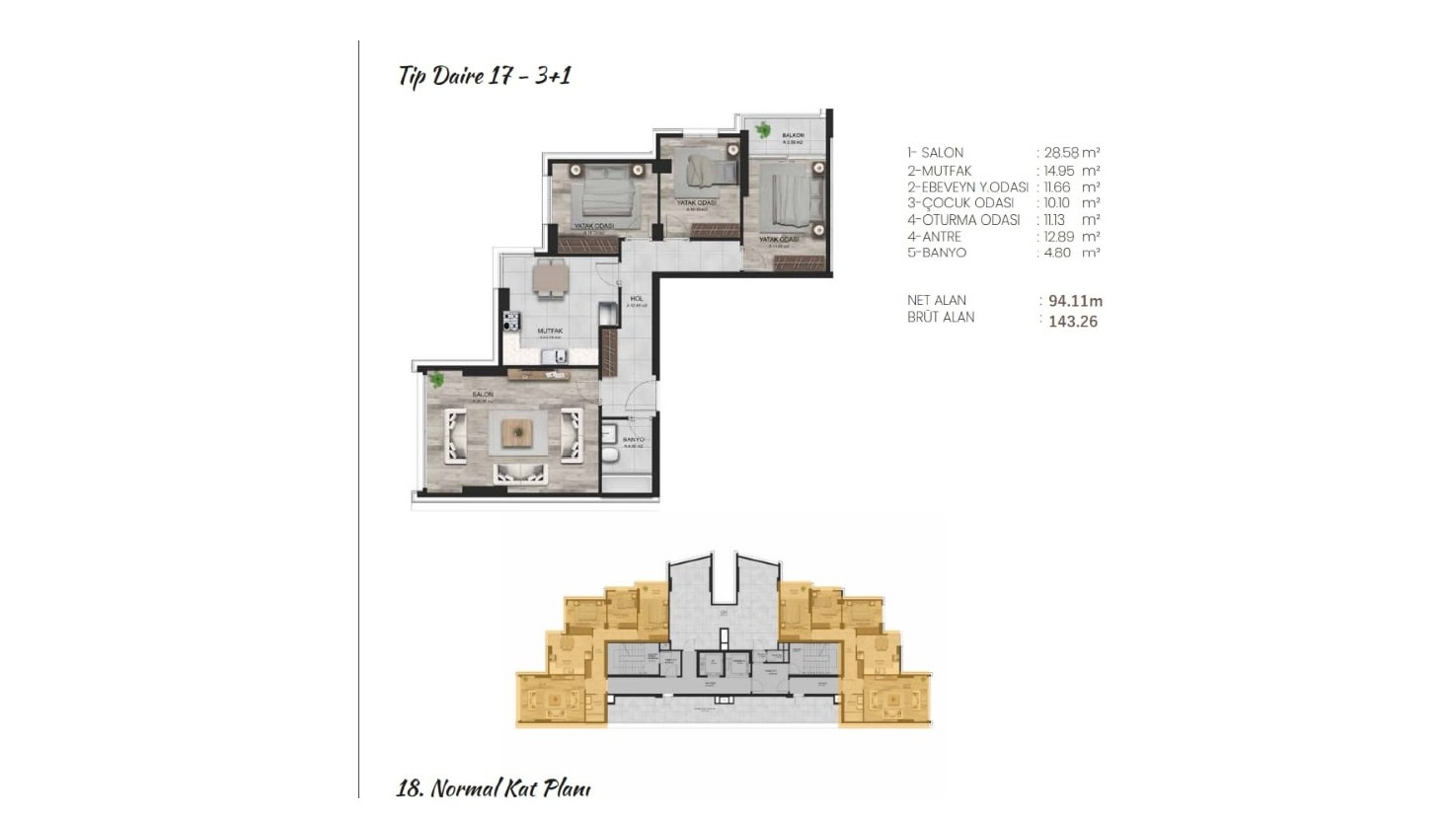 Residential complex under construction, with apartments of 1+1, 2+1 and 3+1 in the city of Istanbul - Umbrella Group - Photo 15