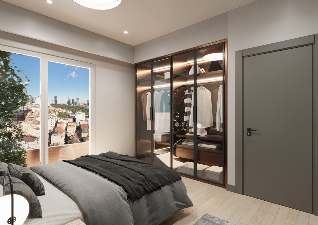 Project with 1+1 and 2+1 apartments in Kygyutchane district, Istanbul - Umbrella Group - Photo 11