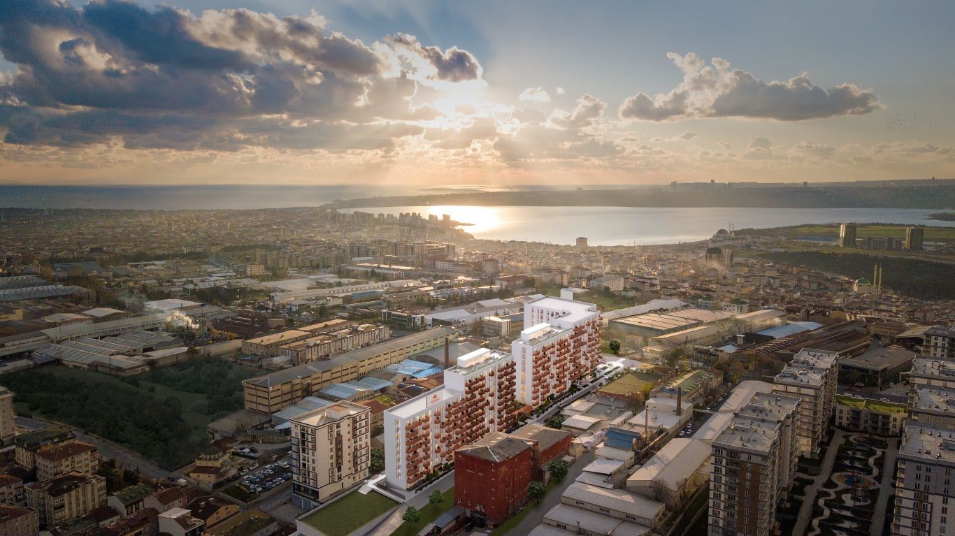 Bright residential project in Istanbul, Kyushu - Umbrella Group