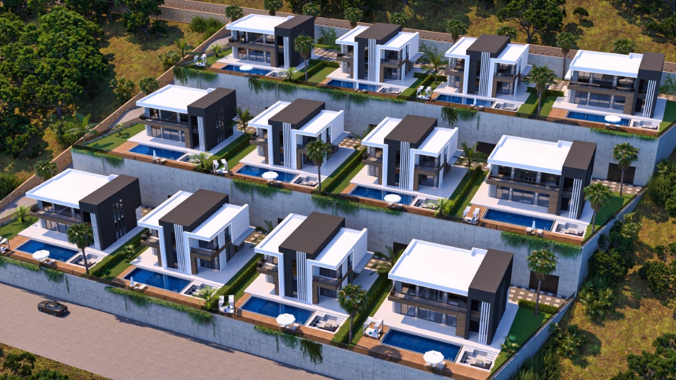 Complex of villas with private pool and sea view, Kargyjak - Umbrella Group - Photo 3