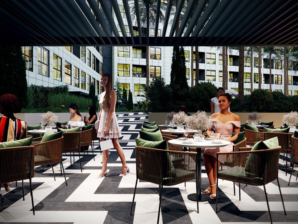 Residential complex in the final stage of construction in the city of Istanbul, each apartment has its own terrace - Umbrella Group - Photo 14