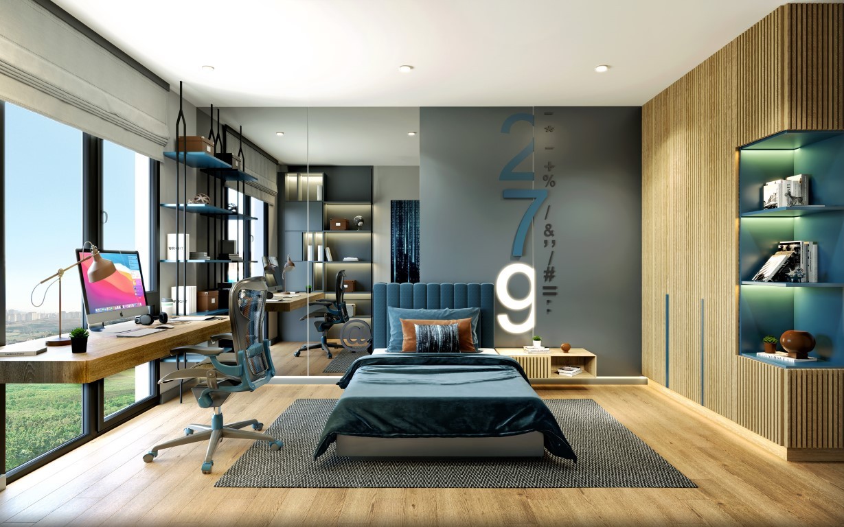 New large-scale residential complex located in the Bashkashehir district of the European part of Istanbul - Umbrella Group - Photo 12