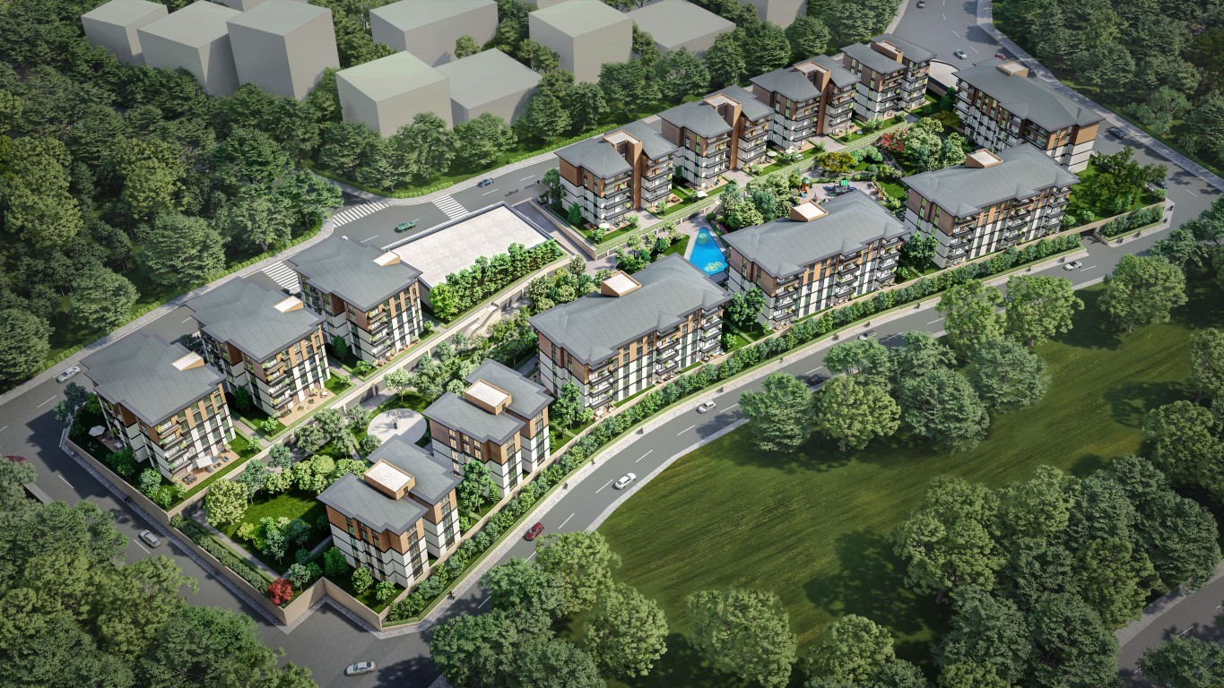 New large-scale residential complex located in the Bashkashehir district of the European part of Istanbul - Umbrella Group - Photo 2