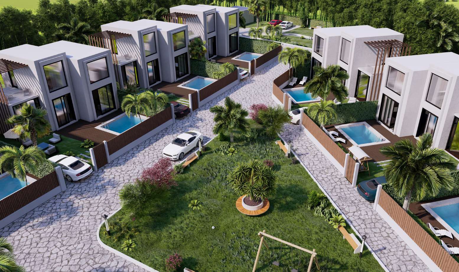 Complex of villas in 250 m from the sea, Batumi - Umbrella Group - Photo 6