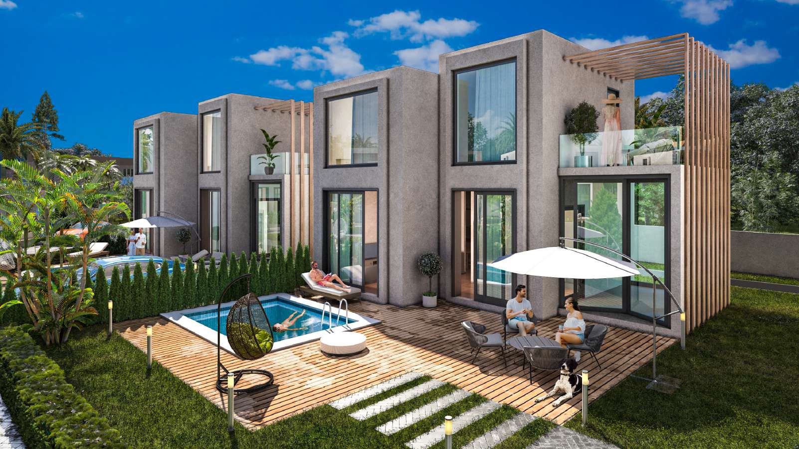 Complex of villas in 250 m from the sea, Batumi - Umbrella Group - Photo 12
