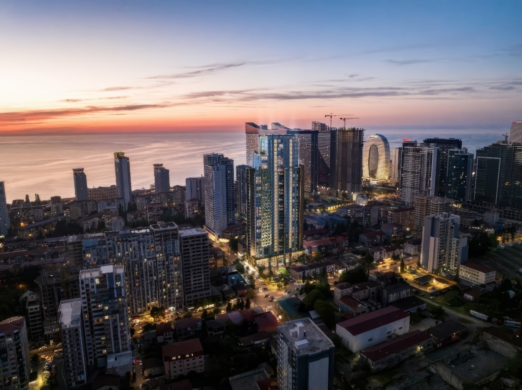High-rise residential project, 500 m from the sea, Georgia - Umbrella Group