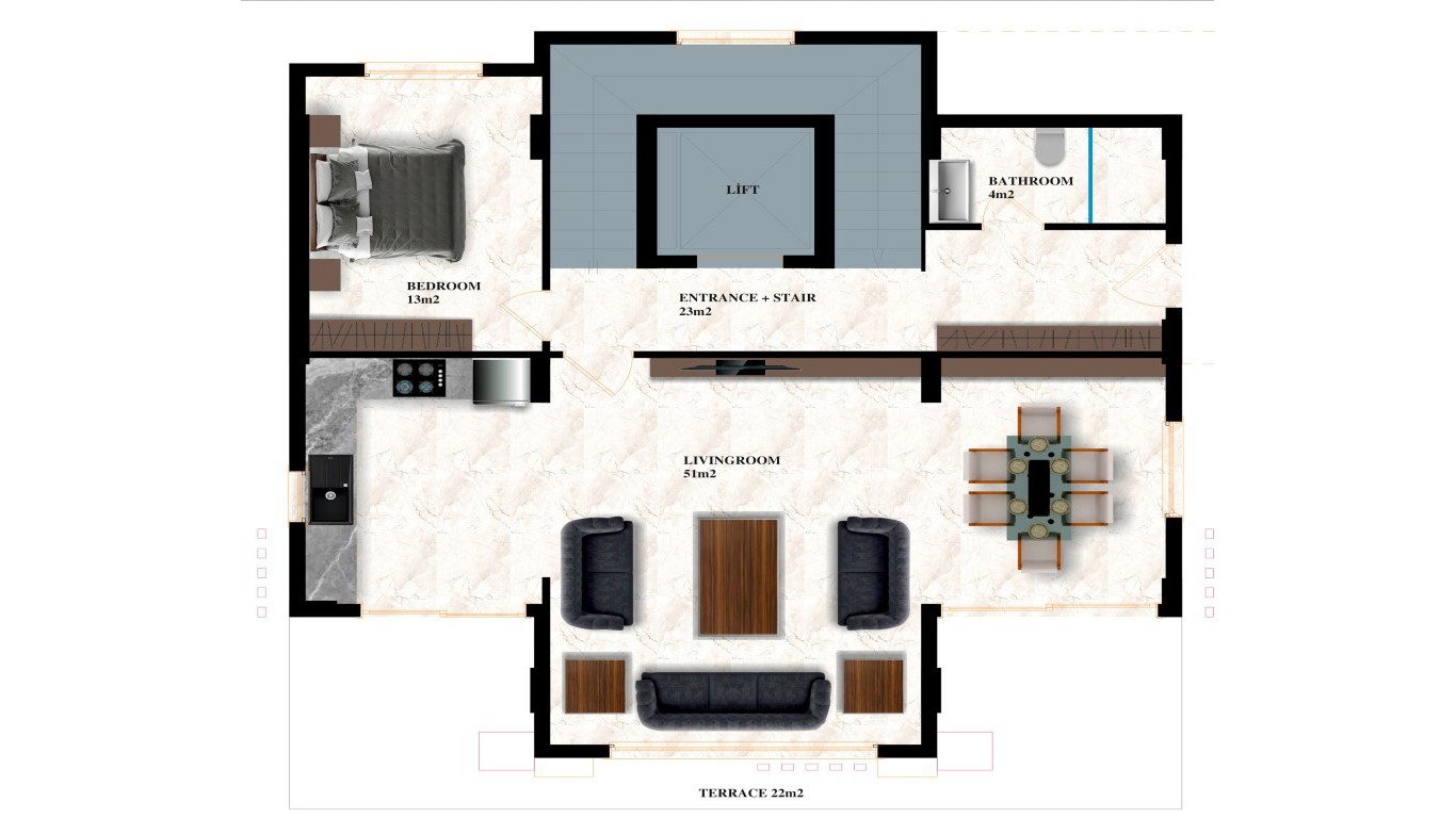 Complex of villas with private pool and sea view, Kargyjak - Umbrella Group - Photo 26