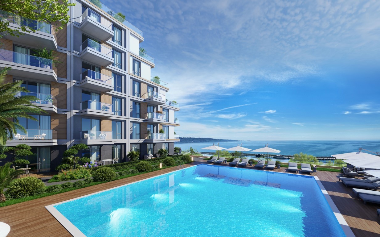 Modern JW Apartment on the Marmara Sea with marina in Buyukchekmedezhe - Umbrella Group - Photo 11