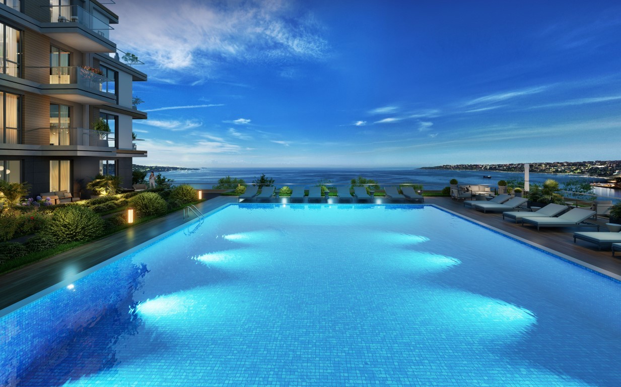 Modern JW Apartment on the Marmara Sea with marina in Buyukchekmedezhe - Umbrella Group - Photo 12
