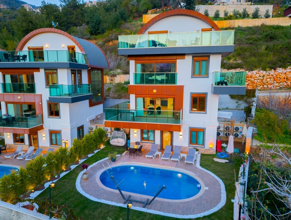 Ready furnished complex of villas, with sea and city view (Bektaş) - Umbrella Group - Photo 4